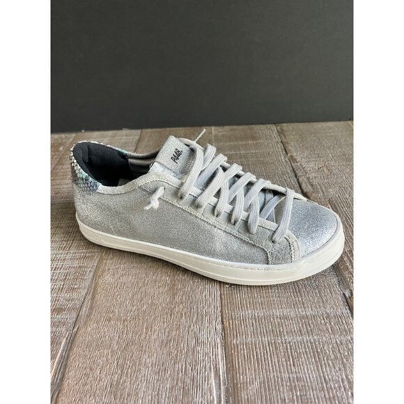 NWOB P448 Women's Johnny-W Sneaker, Glitter Ice SIZE 39 - Picture 6 of 9